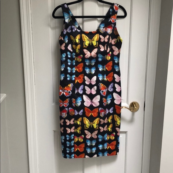 versace butterfly dress